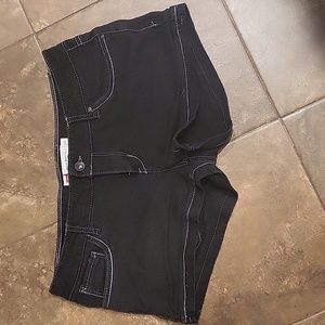Levi's black denim shorts size 13